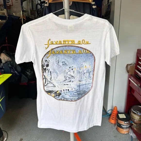 Iron Maiden Band Tee Mens Size Small White Vintage Concert Heavy Metal Grail - Picture 4 of 8